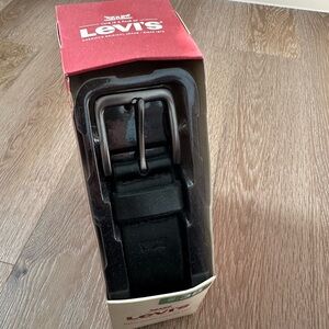 Levi's Men’s Casual Leather Black Belt